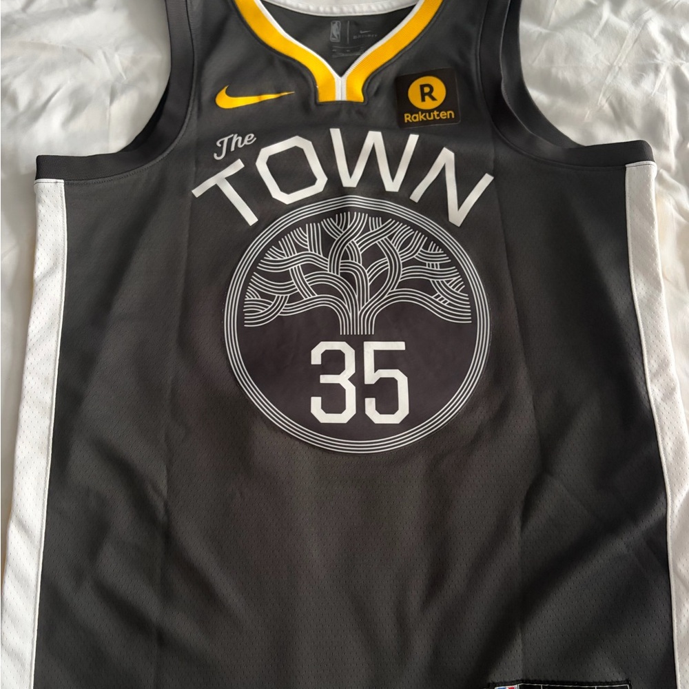 NBA Golden State Warriors Kevin Durant Black Alternate Basketball Jersey